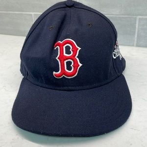 BOSTON RED SOX 2013 WORLD SERIES Hat/Cap - EUC - New Era 59Fifty On-Field